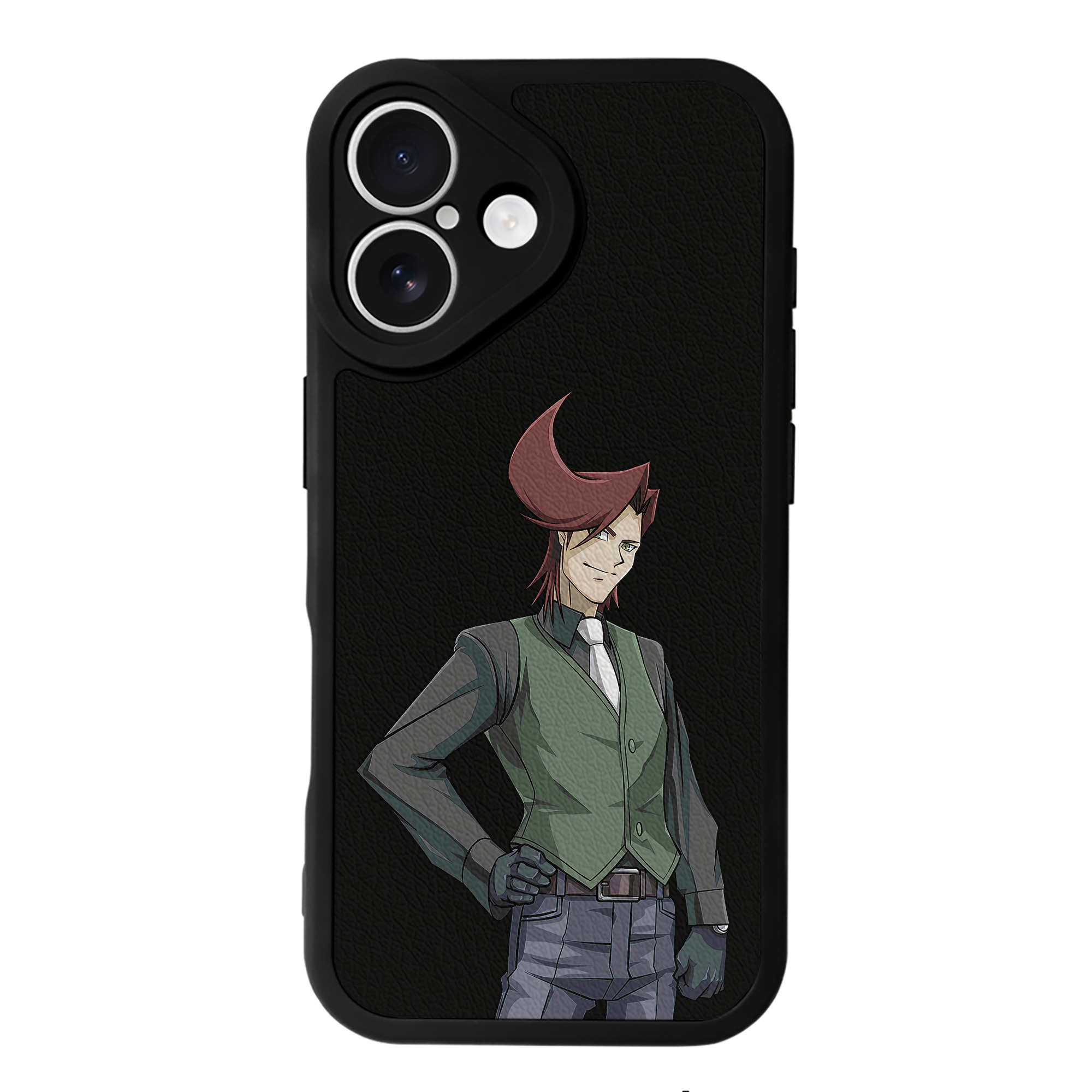 遊☆戯☆王 Yu-Gi-Oh! 【iPhone 16シリーズ対応】シリコンスマホケース（レザー調） 材質：シリコン